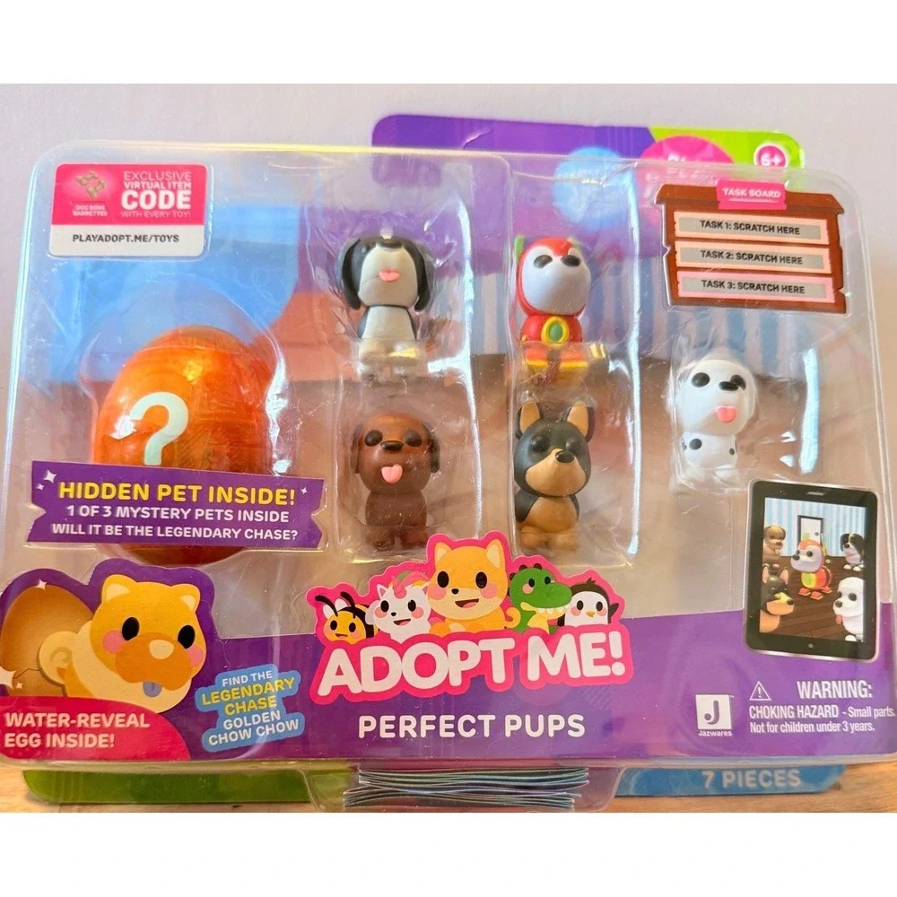 Jazwares Adopt Me Perfect Pups Kids‎ OS Multicolor New Mystery Egg Virtual Code